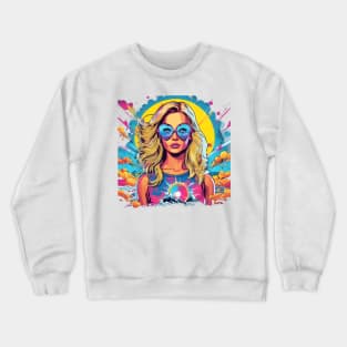 Barbenheimer 2023 girl 2 Crewneck Sweatshirt